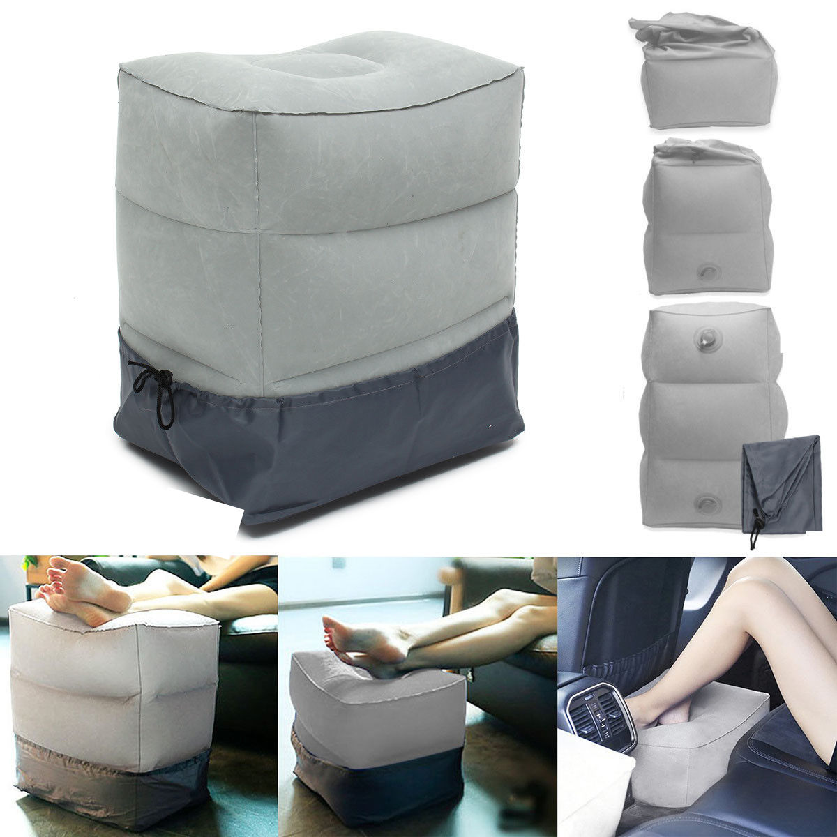 Sleevon® Inflatable Travel Foot Rest