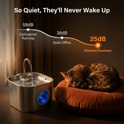 Cat Water Fountain Stainless Steel