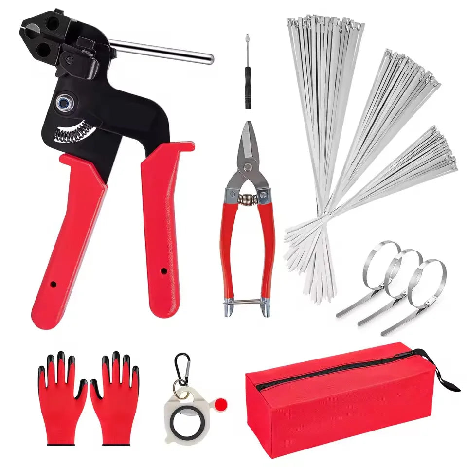 Type4 Color Manual Cable Tie Tightening Tool With Cutting Head