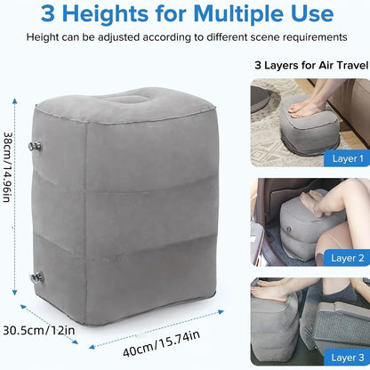 Sleevon® Inflatable Travel Foot Rest