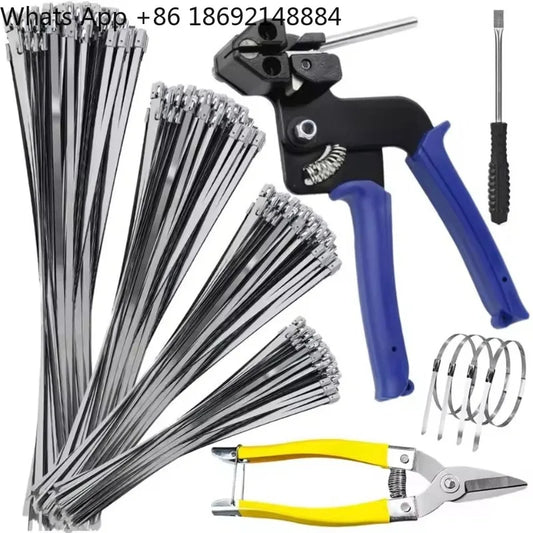 Manual Cable Tie Tightening Tool With Cutting Head