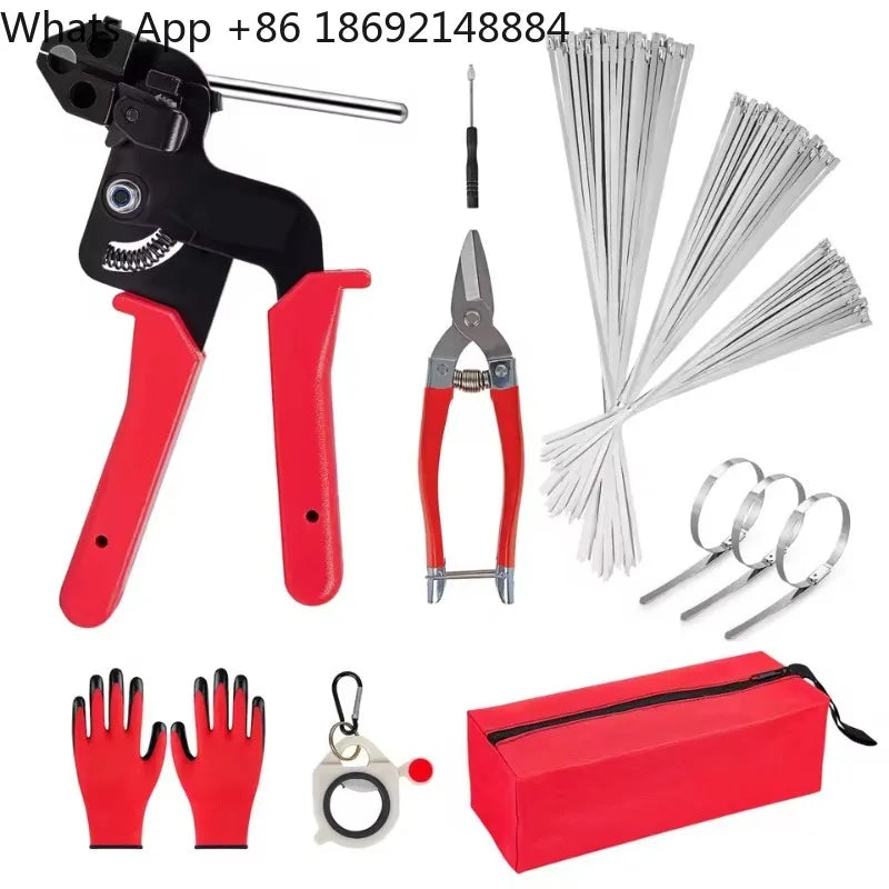 Manual Cable Tie Tightening Tool With Cutting Head