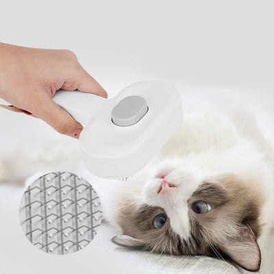 Self-Cleaning Cat Grooming Brush
