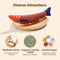 Interactive Plush Fish Cat Toy – Crinkle Sound + Catnip Filled