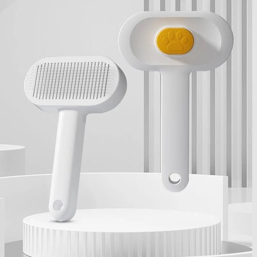 Self-Cleaning Cat Grooming Brush