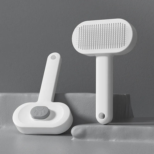 Self-Cleaning Cat Grooming Brush